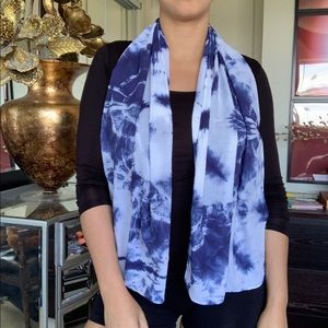 Beautiful tie-dyed scarf